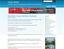Tablet Screenshot of onlinebebek.com